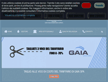 Tablet Screenshot of gaia-spa.it